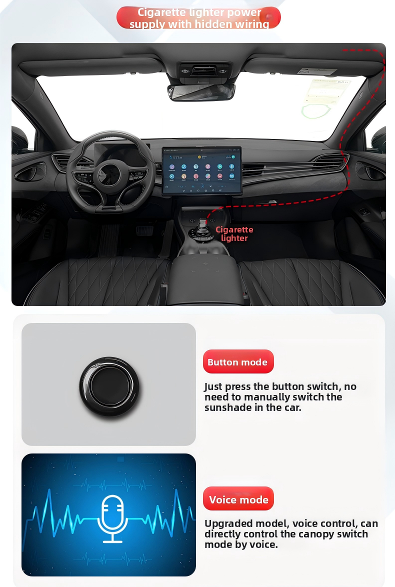 Black Smart Film For Car