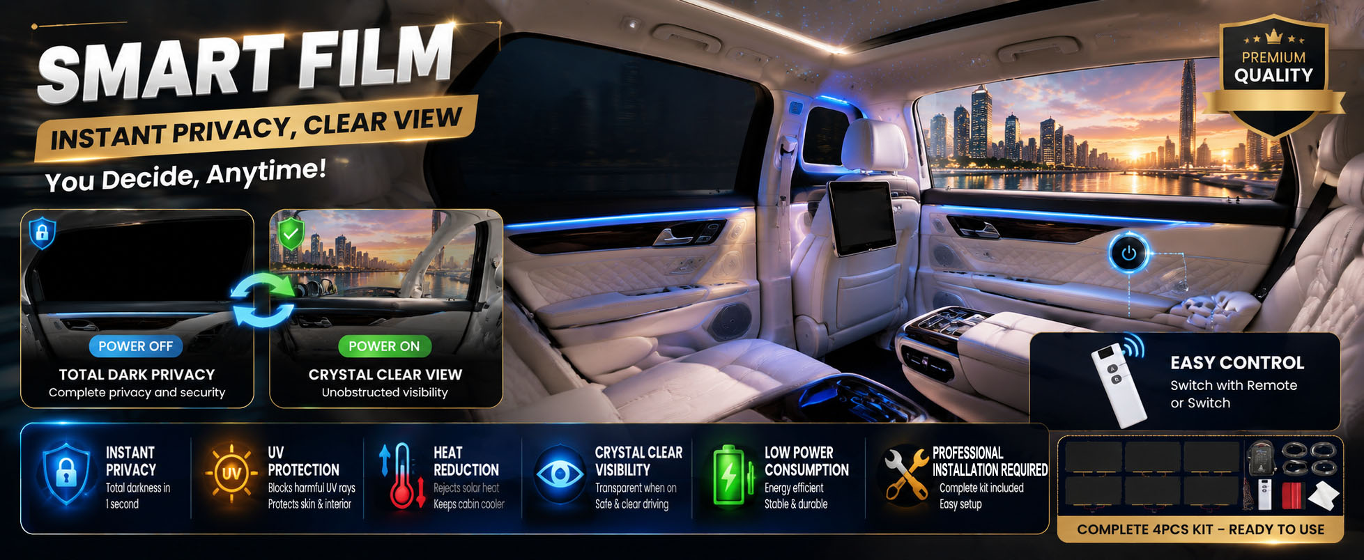 SPD Smart Film For Car SPD Smart Film For Car